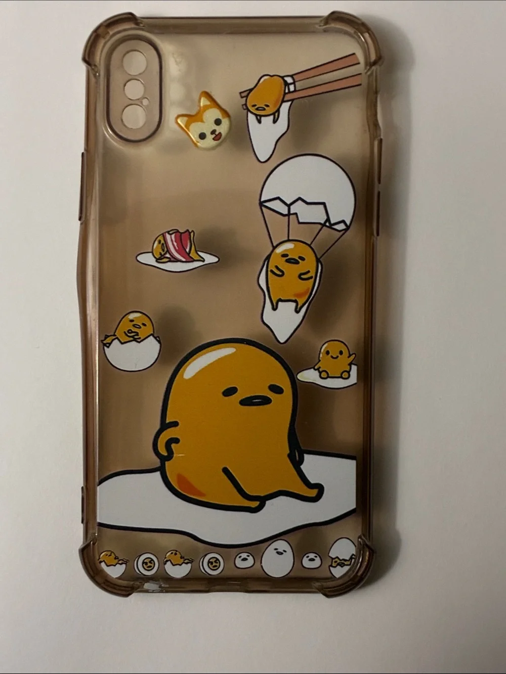 Gudetama Phone Case [Clear Amber color]